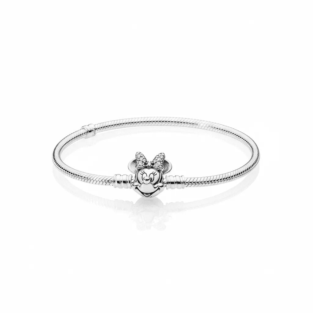 Pulseira Pandora Minnie Banhado em Prata