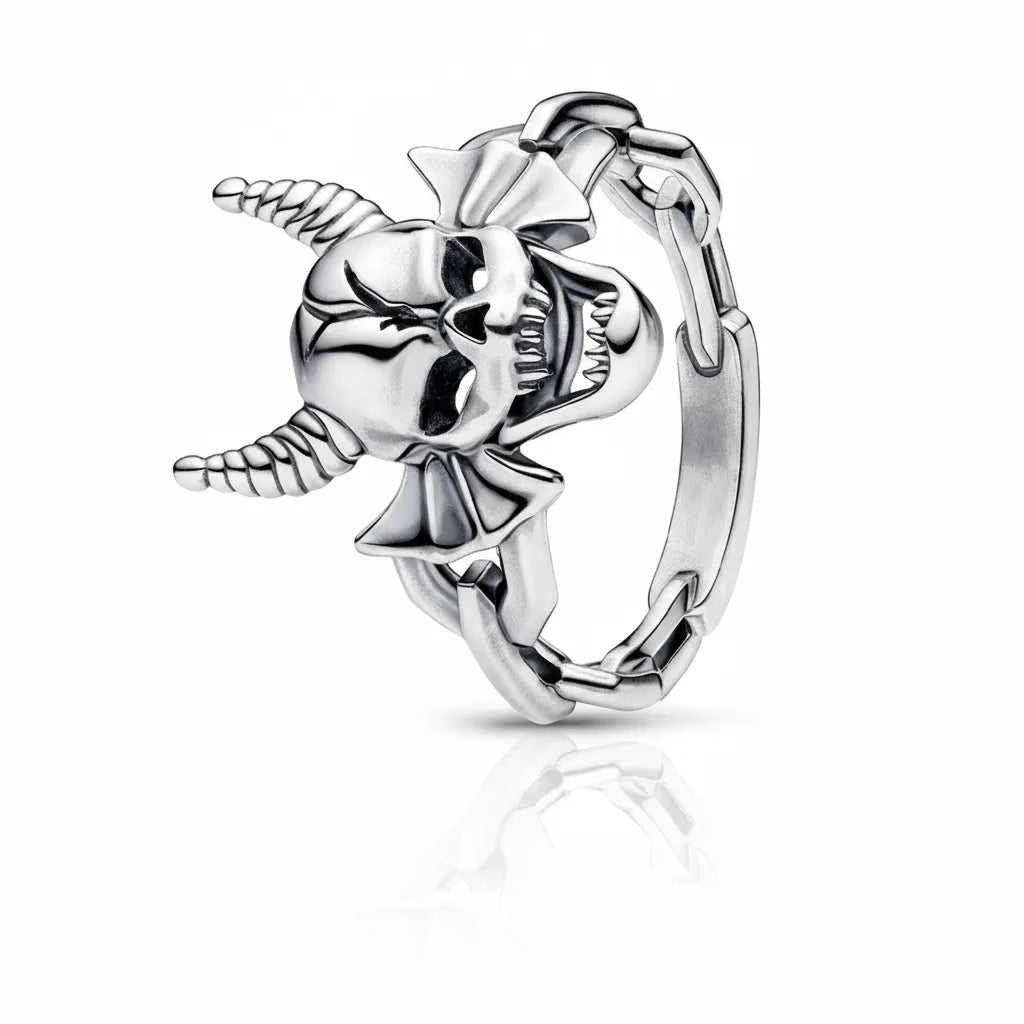 Anel Stranger Things Banhado em Prata