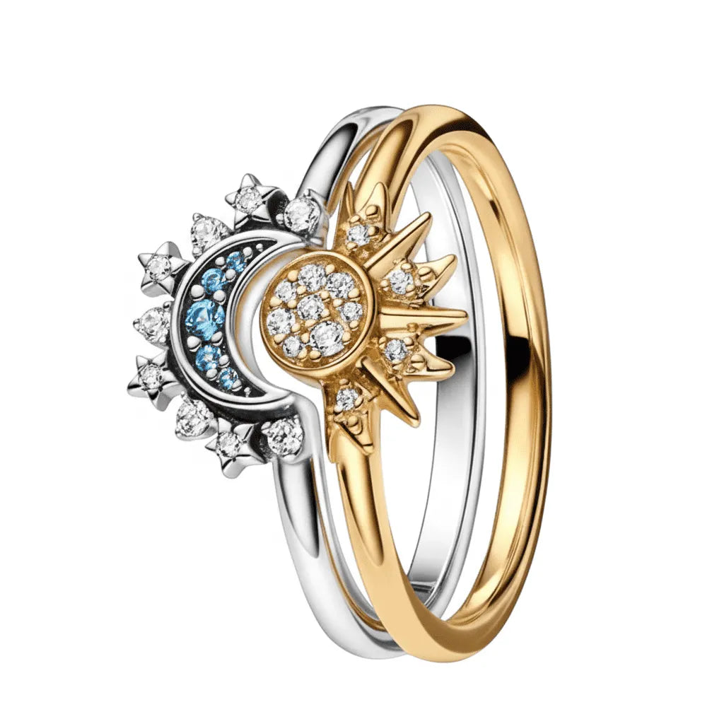 Anel Cravejado Girl Banhado em Prata