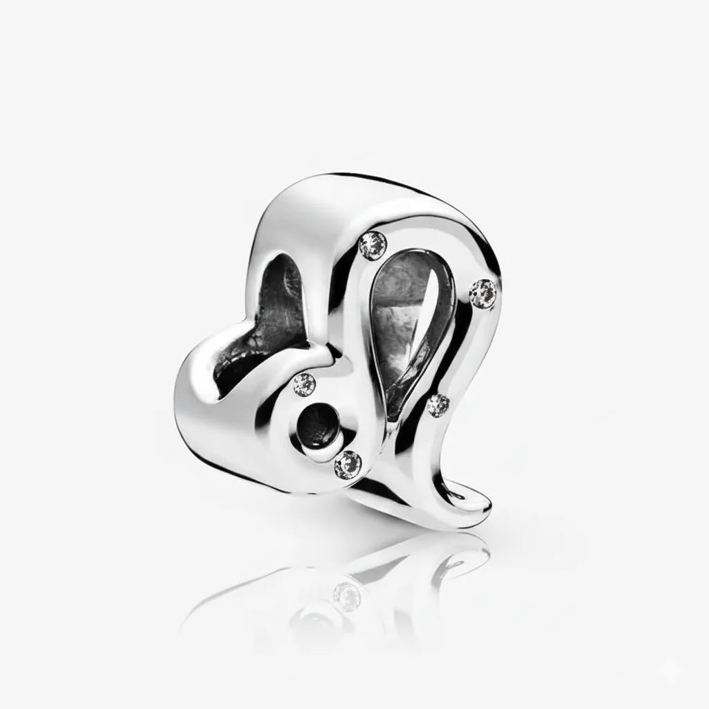 Berloque Leão Banhado em Prata