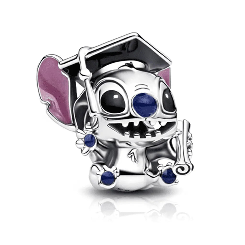 Berloque Stitch Diploma Feita Prata 925