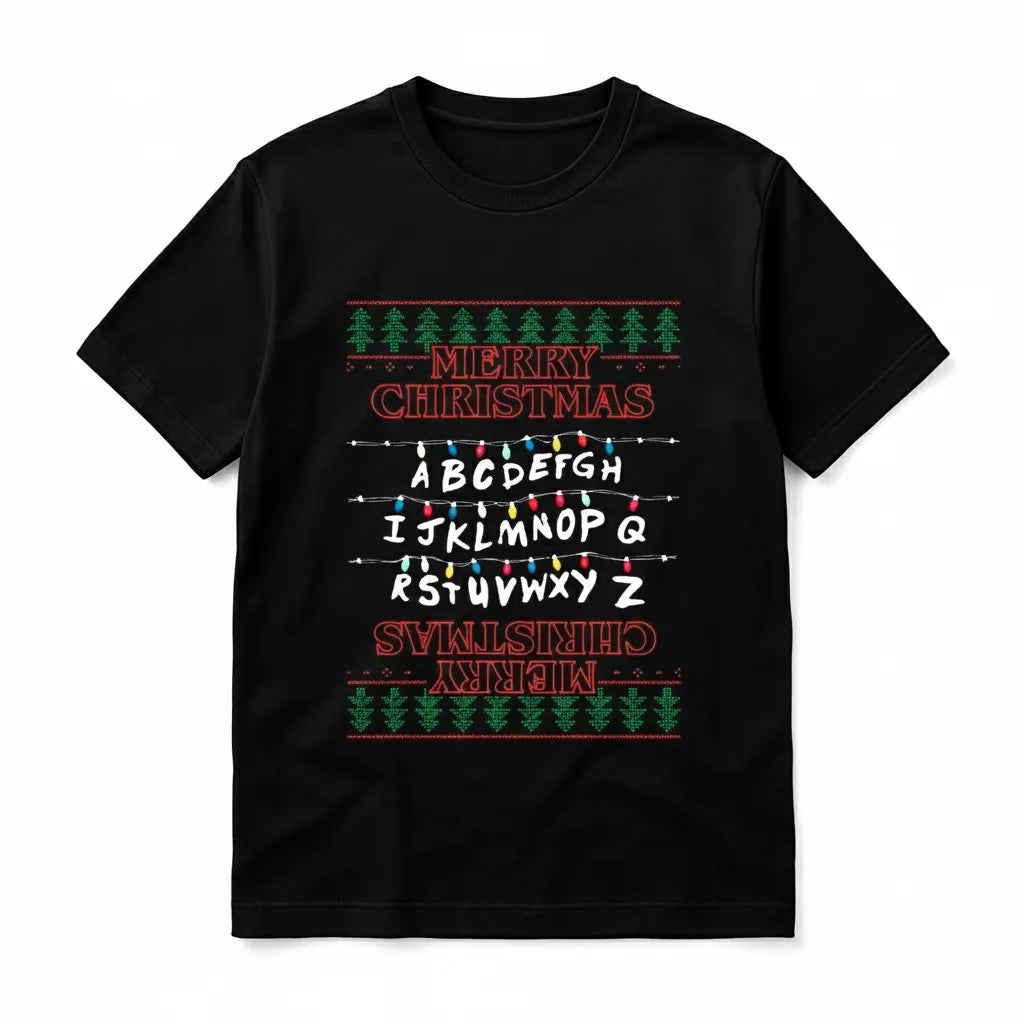 Camiseta Stranger Things de Natal 5º Nova Temporada