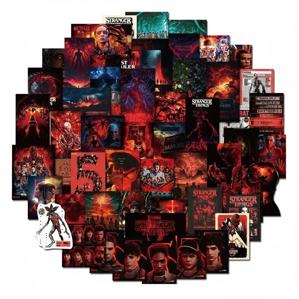 51 Adesivos Stranger Things 5º Temporada
