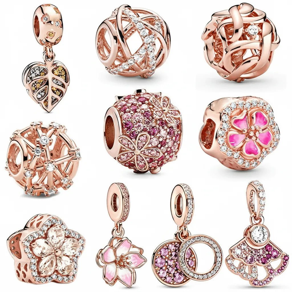 Kit 10 Berloques Flor