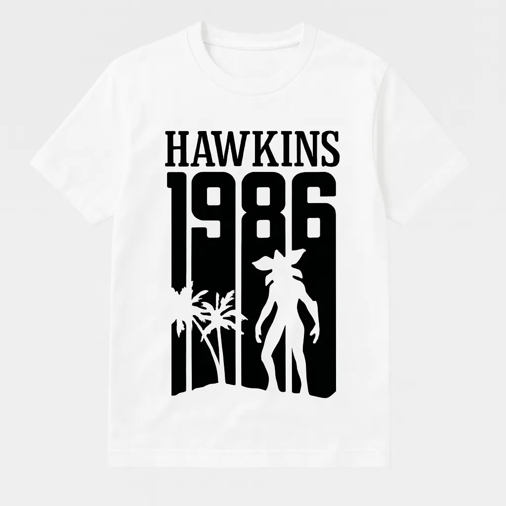 Camiseta Hawkins Demogorgon Stranger Things 5º Nova Temporada
