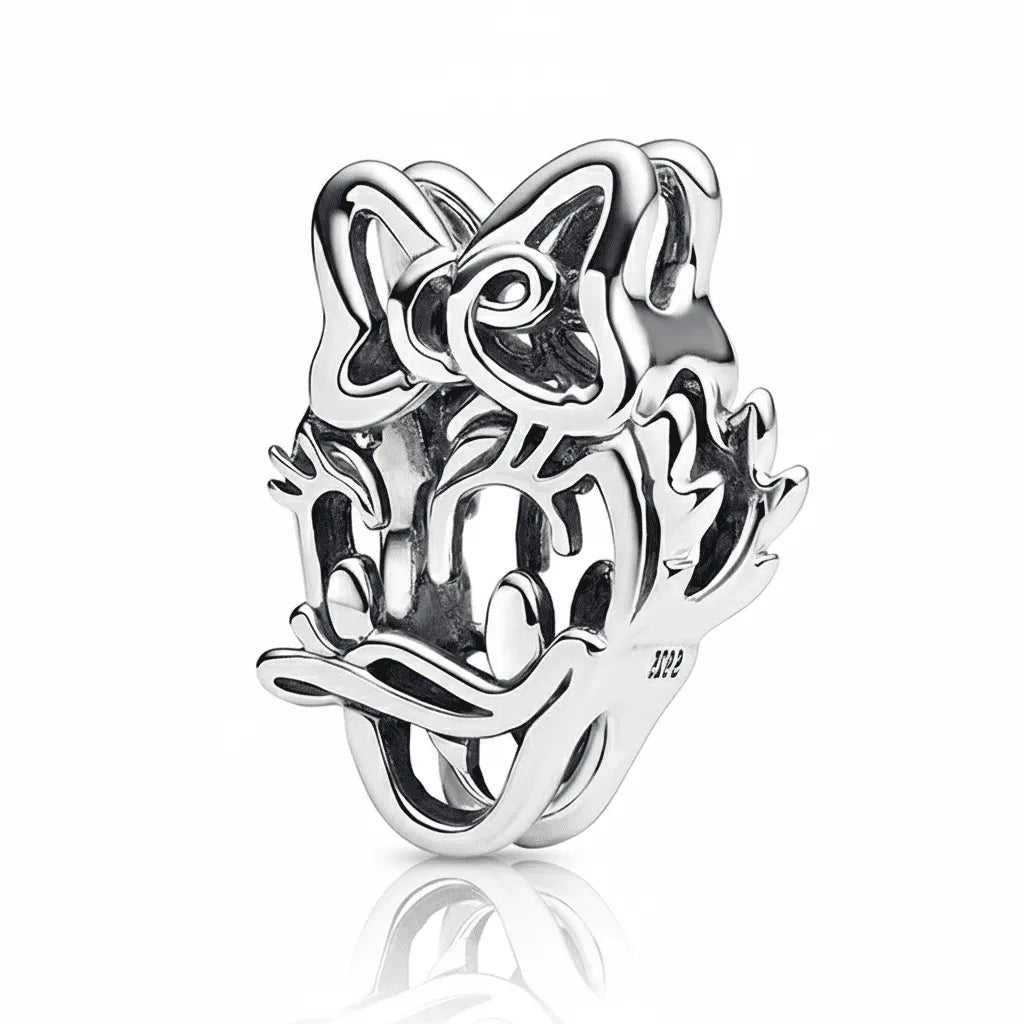 Berloque Margarida em Prata 925