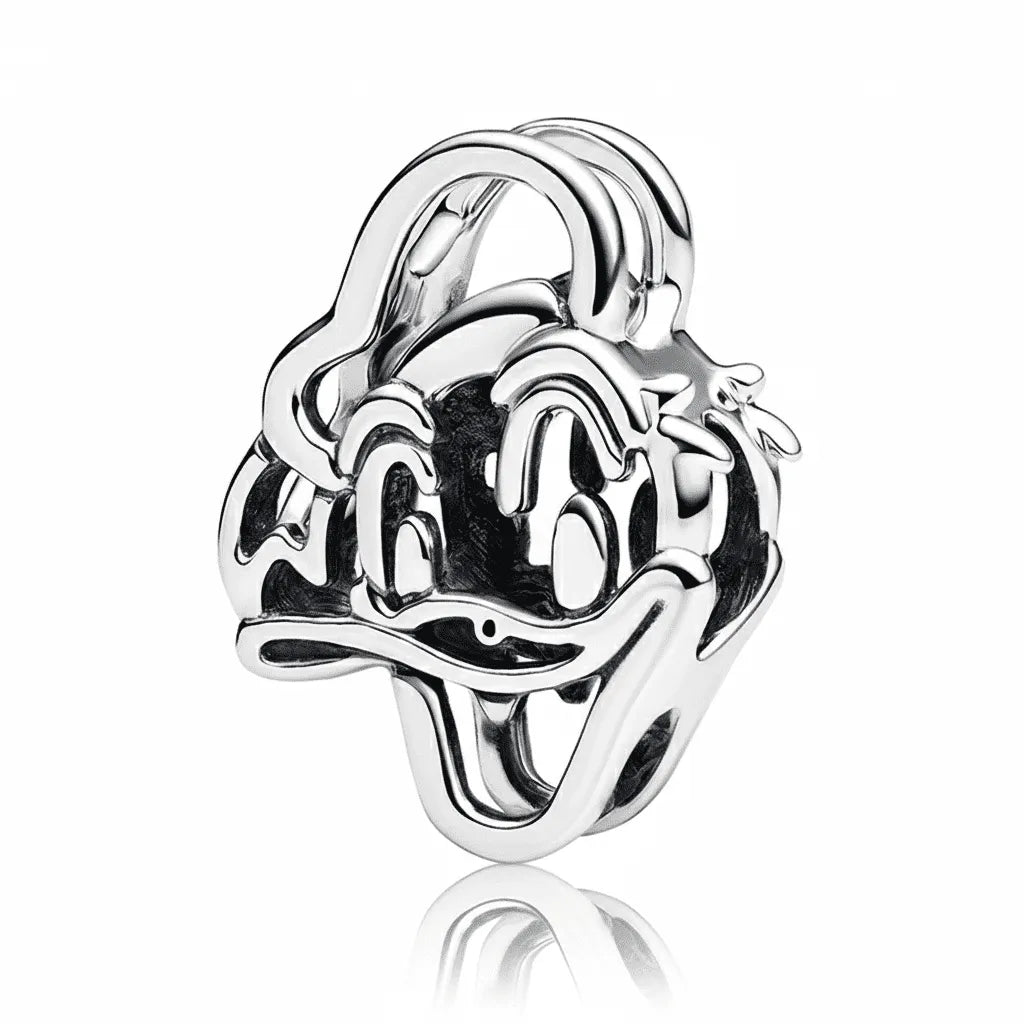 Berloque Pato Donald em Prata 925