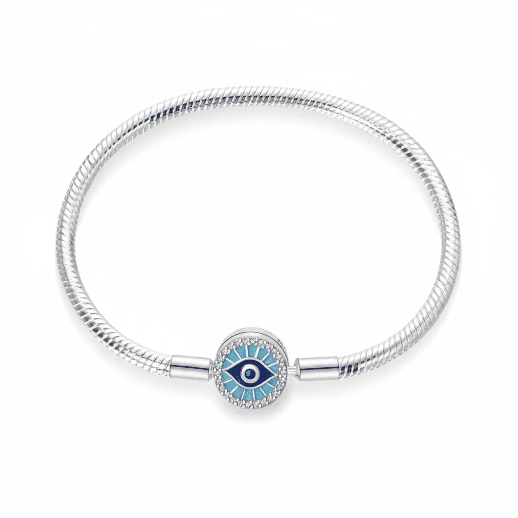 Pulseira Pandora Eyes Banhado em Prata