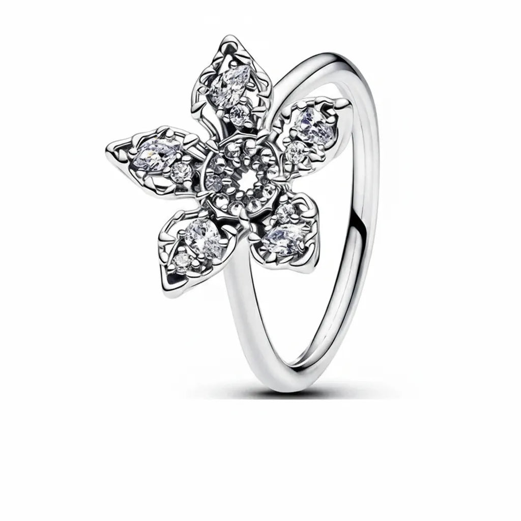 Anel Stranger Things Banhado em Prata