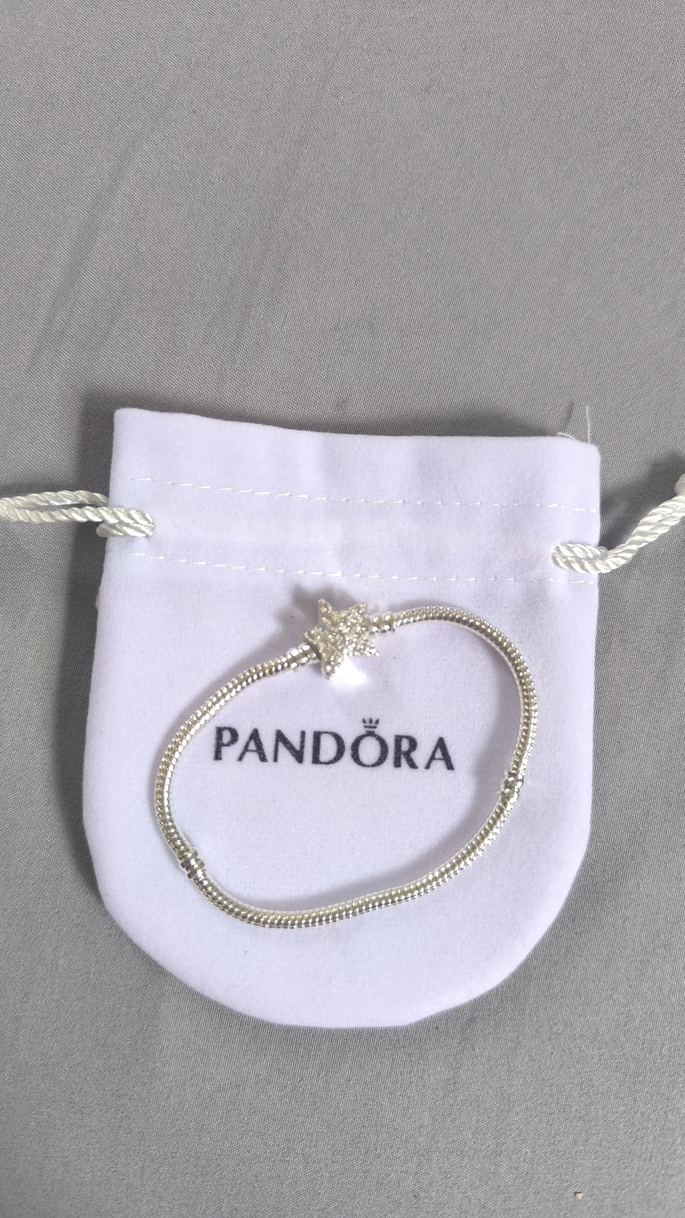 Pulseira Pandora Star Banhado em Prata